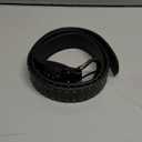 YCMI Womens Circle Studded Leather Belt, Punk Rock Rivets-Belt Ladies Belt for Jeans Pants Dresses,PU Leather Belt for Women (26-42, Black)