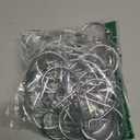 Heavy Duty Large S Hooks, 4.96 inch Large S Hooks, Set for Hanging Plants, Kitchen Cabinet Handles,s Hooks Buckle Side is Suitable for mostrods,Less Than 1.2inch in diamete mostrods (silver-16pcs)