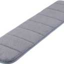 Upgraded Computer Wrist Elbow Pad, Creatiee Premium Memory Cotton Desktop Keyboard Arm Rest Support Mat for Office Desktop Working Gaming - Less Elbow Pain(Long-Sized, 7.9 x 31.5 inch)(Gray)