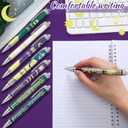 48 Pcs Eid Mubarak Ballpoint Pens Ramadan Mubarak Party Favor Gifts Black Ink Retractable Ballpoint Pens for Eid Day Party Supplies Office Home Desk Accessories in Bulk