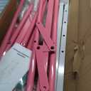 Gymnastics Bar for Kids, Adjustable Height Gymnastic Horizontal Bars, Folding Gymnastic Junior Training Monkey Bars Equipment for Home Indoor/Outdoor Using, Pink
