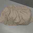 Wrap Around Dust Ruffle Bed Skirt - Cream - for Queen Size Beds with 12 Inch Drop - Easy Fit Elastic Strap - Adjustable Pleated Bedskirt w/Brushed Fabric - Wrinkle Free - for Women, Men, Kids & Teens