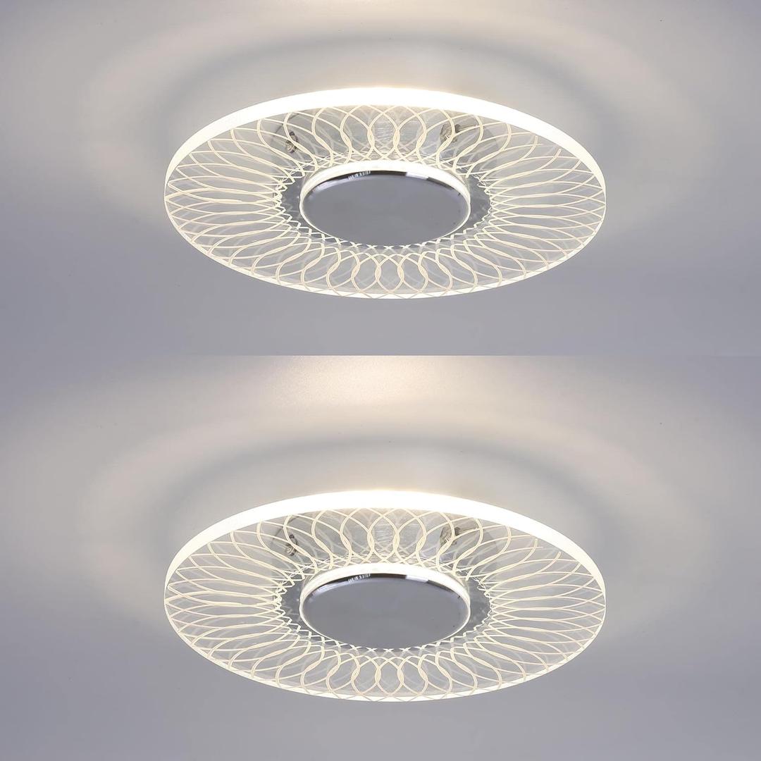 2Pack LED RV Ceiling Light Fixture with On&Off Switch, Crystal Acrylic 12V RV Wall Sconce Light for Motorhome Trailer Camper