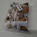 Neutral Felt Happy Birthday Banner, Pre-Strung Happy Birthday Sign with Pom Pom Garland & Reusable Pennant Streamers Banner Bunting for Bear Baby Shower