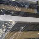 Freestanding Towel Warmer  5-Bar Heated Towel Rack with Timer & Adjustable Temperature, Automatic Shut-Off,Space Aluminum,Fast Heating in About 10 Minutes for Bathroom & Spa,Matte Black