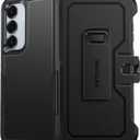 FNTCASE for Samsung Galaxy S25 Case: Galaxy S24 Case Heavy Duty Drop Protection with Rugged Belt-Clip Holster & Kickstand Military Grade Shockproof Durable Protective Cell Phone Cover - 6.2 inch (Black)