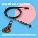117-5900 Brake Cable Compatible with Toro Super Recycler 21" Walk-Behind Mowers 20092 20092C 20095 20095C 20099 20381 20384 20792 20796 20797 21381 21690 21691 Braking Control Cables