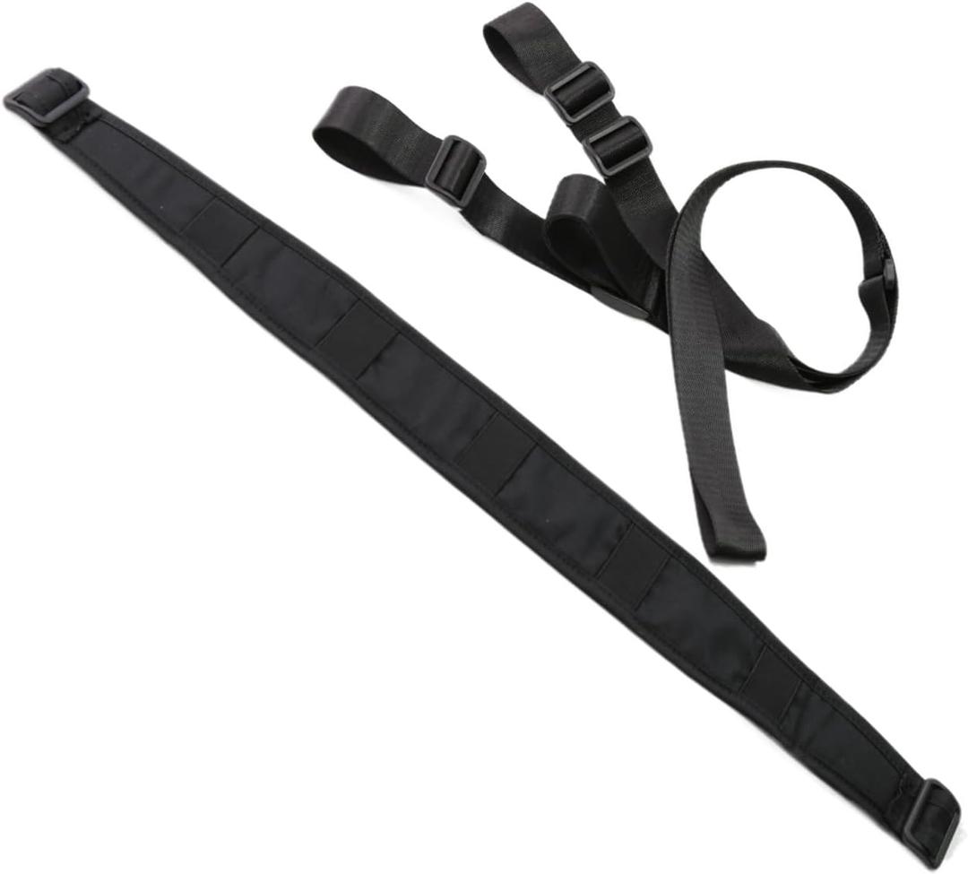 2 x Two-Point Sling | Wide Padded, Removable Swivels, Quick-Adjust Thumb Loop | Adjustable to 63"(160cm) | Durable Nylon for Outdoor Use