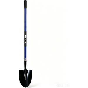 KOLEIYA Shovel,Shovels for Digging Heavy Duty with Fiberglass Handle,Spade Shovel for Gardening Trenching Planting Transferring,57 inches, Blue