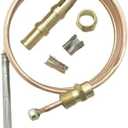 Replacement Heater Burner Oven Universal 60" Long 1220mm 20-30mv 1980-060 Snap-Fit Replacement Thermocouple fits Robertshaw Blodgett Montague etc.