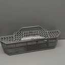 WD28X10128 Dishwasher Silverware Basket Gray By AMI PARTS Replacement (19.7"x3.8"x8.4") for GE Dishwasher, Replace WD28X10127, WD28X10131, WD28X10132 