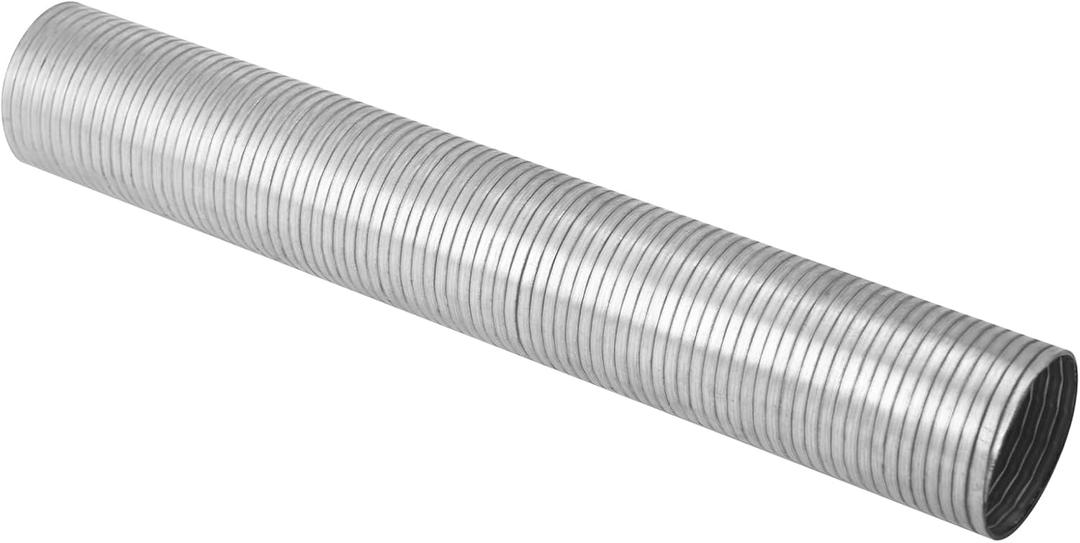 5" x 16.5" Length Universal Stainless Steel Exhaust Flex Pipe, 5 Inch Flexible Exhaust Pipe