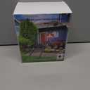 VKP Halloween Outdoor Decorations Hairy Black Spider, Scary Giant Spider Fake Large Spider Hairy Spider Props for Halloween Yard Decorations Party Decor (Gray and White)