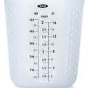 OXO Good Grips 2-Cup Squeeze & Pour Silicone Measuring Cup with Stay-Cool Pattern