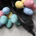 4 Pack Solar Easter Egg Lights, Colorful Garden Swaying Firefly Light Outdoor Easter Lights Waterproof Solar Stake Light for Pathway Landscape Lawn Yard Porch Patio Spring Easter Decoration