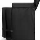 SunPatio Grill Cover for Traeger 22 Series, Heavy Duty Waterproof Wood Pellet Smoker Cover, UV Resistant Full Length BBQ Protector, Compatible with Lil' Tex Grill and More, All Weather Protection