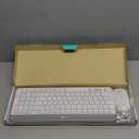 Logitech MK470 Slim Wireless Keyboard and Mouse Combo - Modern Compact Layout, Ultra Quiet, 2.4 GHz USB Receiver, Plug n' Play Connectivity, Compatible with Windows - Off White