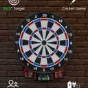 15.5" Professional Electronic Dart Board for Adults - Electric Dart Board Set with 43 Games & 320 Variations, Color Score Display for 1-8 Players, 6 Soft Tip Darts & Throw Line