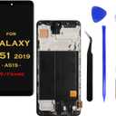 Eaglewireless LCD Display Screen with Front Touch Screen Digitizer Pre-Installed Assembly for Samsung Galaxy A51 4G A515 A515U A515F A515F/DS A515F/DSN T SM-A515F/DSM SM-A515F/N (Not for A51 5G)