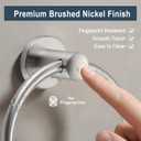 BGL Towel Ring Brushed Nickel, Bath Hand Towel Ring Stainless Steel Round Towel Holder for Bathroom