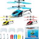 Remote Control Helicopter,Gesture Sensing Indoor Flying Helicopter Toys,RC Helicopter Airplane for Teenage with 10Mins Flight,3 Pack RC Helicopter for Kids with Light,Birthday Gifts for Boys and Girls (Red,yellow,blue)