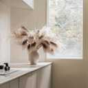 MISSPIN 11 PCS 28 inch Artificial Fall Pampas Decor Stems, Fall Decorations Table Indoor Outdoor Halloween Thanksgiving Farmhouse Arrangement Decorations for Front Door Wedding Centerpieces in Autumn (Papas Feathers)