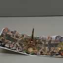 Travel Pop Up Card,3D Pop Up Card for World City, Handcrafted 3D Card Featuring Iconic Landmarks Greeting Card for Travel Lover (Eiffel Tower)