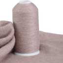 100% Cashmere Yarn, 100g Mongolian Luxuriously Soft Pure Cashmere Hand Knitting Cone Yarn for Knitting Crocheting (Camel)