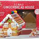 Create-a-Treat Large E-Z Build Gingerbread House Kit, Gift-Giving Edition, 29.9 oz, BB: 01 April 2026