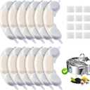 12 Pack Dog Water Replacement Filters Compatible with Smartoo 7L / 236oz / 1.8Gal Stainless Steel Dog Water Fountain, Pet Dog Fountain Filter Replacement,12 Filters + 12 Sponge