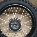 16" Rear 90/100-16 Wheel Rim + 428 37T Sprocket Kit Universal Tire Rim Wheel Set for 110cc 125cc 140cc 150cc 50cc-150cc Pit Dirt Bike Black