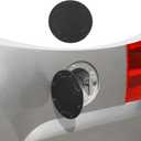 Black Fuel Filler Door Gas Tank Cap Cover Trim Compatible with Chevy Silverado/Suburban/Tahoe/GMC-Yukon/GMC-Sierra/Avalanche 1999-2006