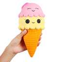 Anboor 9.1 Inches Squishies Jumbo Slow Rising Kawaii Cute Squishies Ice Cream Cone Cake Scented of Decompression Toys Stress Relief Kid's Toys 2 Pack