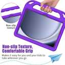 BMOUO Kids Case for Samsung Galaxy Tab A9 Plus 11 inch 2023 (SM-X210/X216/X218) - with Built-in Screen Protector, Shockproof Covertible Handle Stand Samsung Galaxy Tab A9 Plus Case for Kids, Purple