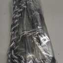 Fenghuangwu 2Pcs Curtain Tiebacks Tassel Tie-Backs, Elegant Curtain Tie Backs Holdbacks for Decor-Black (style-1)