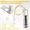Upgrade WB2X9154 WB13K10027 Gas Range Oven Stove Round Ignitor Compatible with GE Oven Ignitor Replacement WB13K3 WB13K1 PS243425 AP2014008 GR403 WB13K4 4342528 XL44 Round Gas Stove Igniter