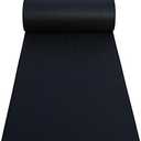 Aisle Runners Wedding Accessories Black Aisle Runner Carpet Rugs for Step and Repeat Display, Ceremony Parties and Events Indoor or Outdoor Decoration 24 Inch Wide x 15 feet Long