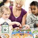 2 x iRugosa hapfyer 24 Pack Reusable Sticker Book Valentines Day Gifts for Kids, Mini Valentines Stickers Goodie Bag Stuffers, Activities Sticker Books Travel Toys Toddler Classroom Gifts