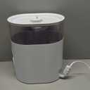 Humidifiers for Bedroom Large Room Home - GloryAir 6L Quiet Top Fill Cool & Warm Mist Humidifier with Smart Humidity Control, Remote Control, 7-Color Light, Humidistat, Oil Diffuser (White)