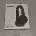 Sony WH-CH520 Wireless Headphones Bluetooth On-Ear Headset with Microphone and up to 50 Hours Battery Life with Quick Charging, Black