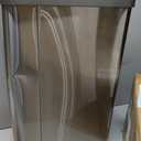 EKO Mirage-T 50 Liter / 13.2 Gallon Touchless Rectangular Motion Sensor Trash Can, Brushed Stainless Steel Finish