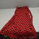 Topdress Women'sVintage Polka Audrey Dress 1950s Halter Retro Cocktail Dress (Small, 01red/Black Dot)