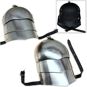 Medieval Pauldron Set Pair Plate Armor Carbon Steel Real Adult Size Rustic Vintage Home Decor Gifts