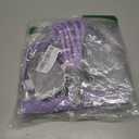 Abdominal Trainer, Sit-Up Training Equipment, 6 Tubes Fitness Elastic Pull Rope, Tension Rope Pull Up Pilate Foot Pedal Resistance Band Workout Tool Ab Shaper (Purple)