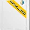 Access Panel for Drywall - 12 x 12 inch - Insulated - Wall Hole Cover - Access Door - Plumbing Access Panel for Drywall - Heavy Durable Plastic White