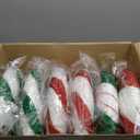 Vercraft 12 Pcs 15.75'' Large Candy Christmas Decorations Giant Lollipop Candy Decorations with Sticks Red and White Peppermint Xmas Decor for Christmas Tree Ornaments Holiday, 6 Styles (Vivid)