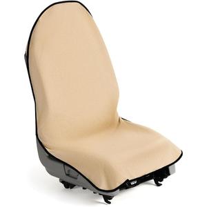lebogner Waterproof Sweating Car Seat Cover for Post Gym Workout, Running, Swimming, Beach and Hiking, Universal Fit Anti-Slip Bucket Seat Protector for Cars, SUVs and Trucks, Machine Washable, Beige