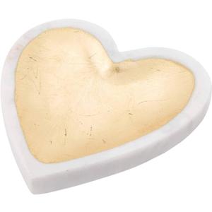 Mud Pie Heart Trinket Trays (White)