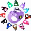 EcoBark Premium Quality Step in Dog Harness - Teacup Dog Harnesses - Perfect Puppy Harness - Luxury Soft Mesh Step in Vest - No Pull Mini Body Halter - Toy Breed Harnesses (XXXS, Lavender) (XXXS- 2 to 3 lbs- Chest up to 10 in (Pack of 1)) Lavander