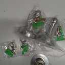 Door Stoppers Magnetic Door Catch - 2 Pack Stainless Steel Heavy Duty Door Holder Stops for Bottom Top of Door - Wall Floor Mounting No Drill 3M Adhesive & Screws Strong Magnet Keep Door Open(Silver)